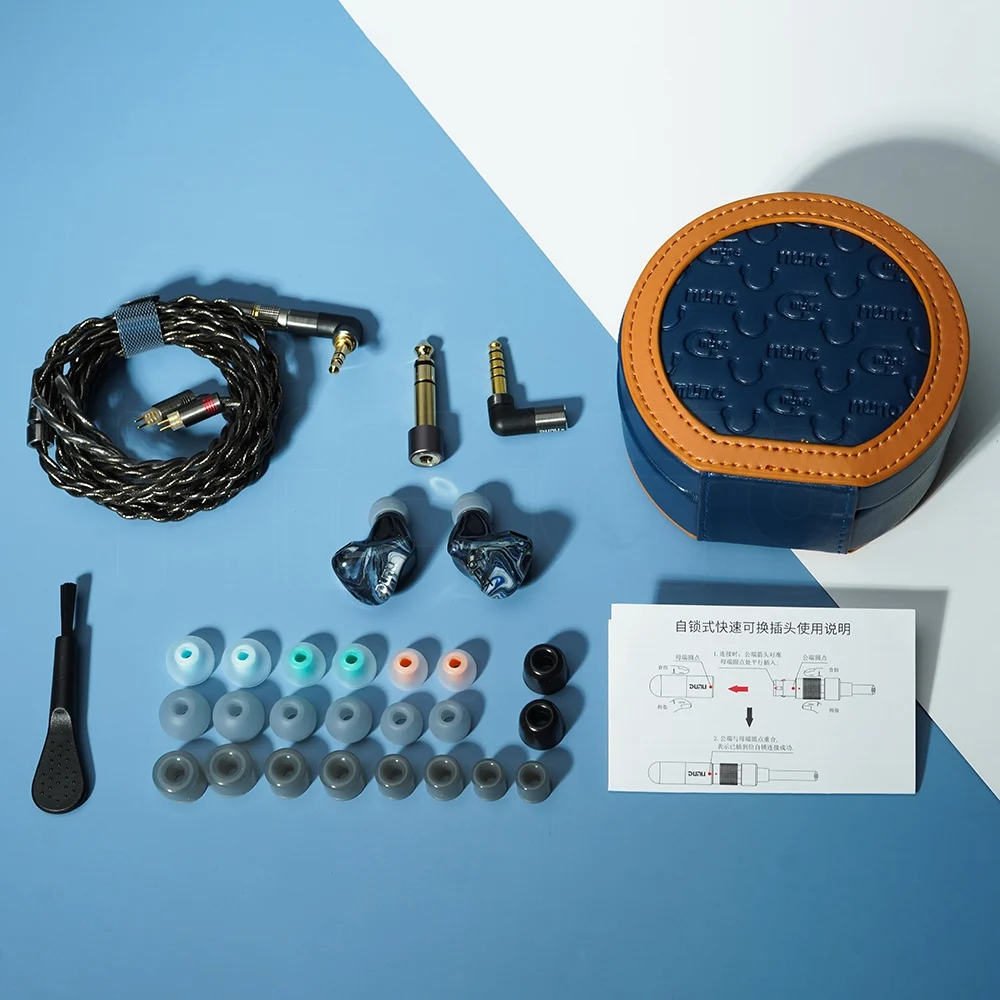 DUNU SA6 EST / SA6EST 6BA+2EST Hybrid Drivers In-Ear Earphone with Hulk Pro Mini Stock Cable Q-Lock Plus Interchangeable Plug 6