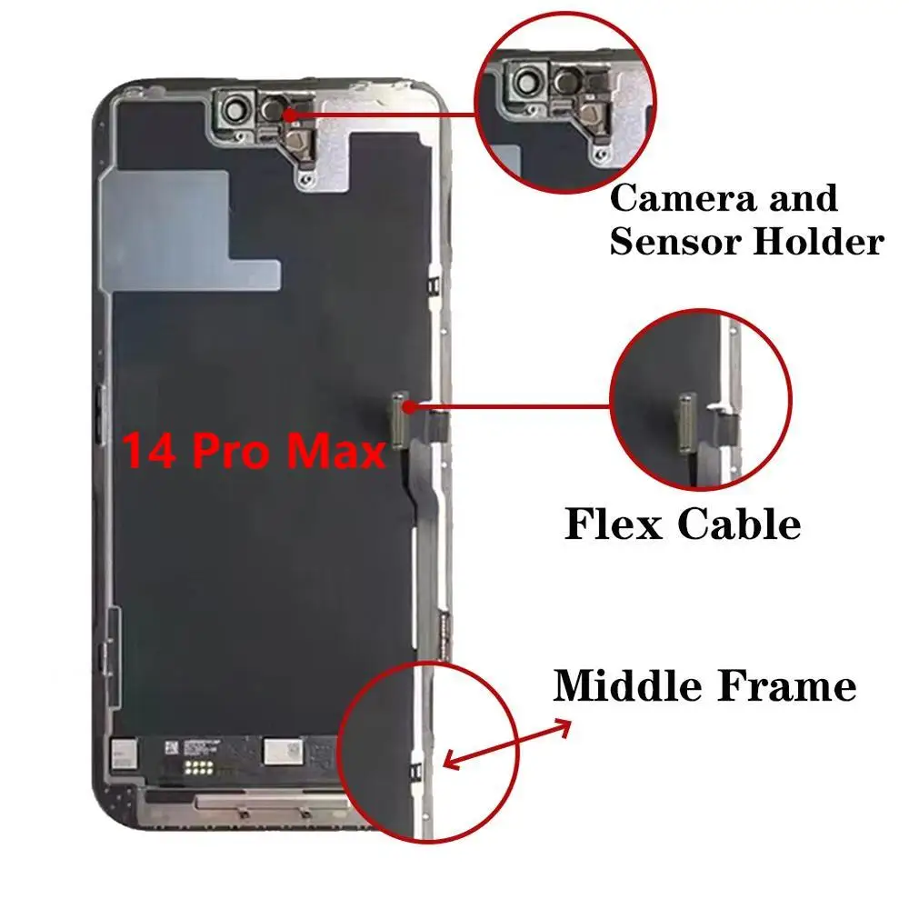 For iPhone 12Pro Max 12Mini Lcd Display For 13 Pro Max 13mini 13 100% Original 14Pro 14 Pro Max True Tone Touch Screen Assembly