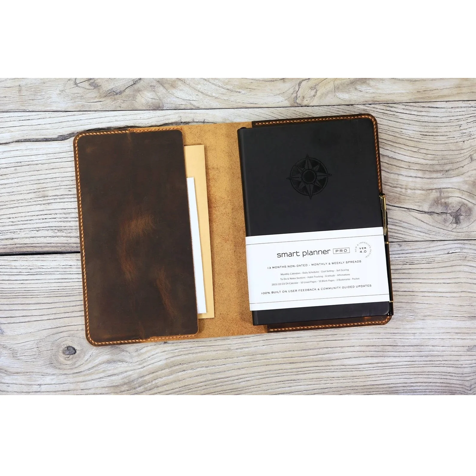 Bloc De Notas Con Cubierta De Cuero Genuino Personalizado Para Rhodia Pad  Notebook No 16 Tamaño A5 Grabado Gratis - Cuadernos - AliExpress