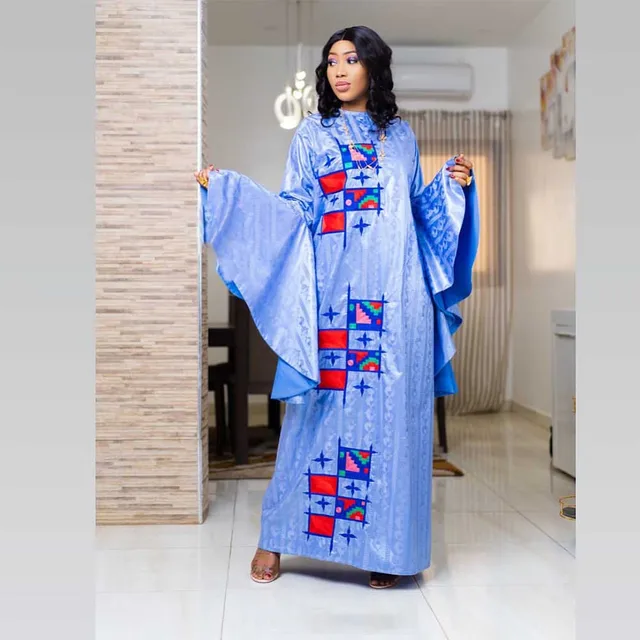 Amina Embroidered Dashiki Boubou Outfit