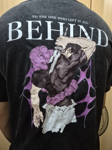 Attack on Titan T-Shirt – “To the One Who Left It All Behind” | Cotton Oversized Tee with Eren Yeager Design