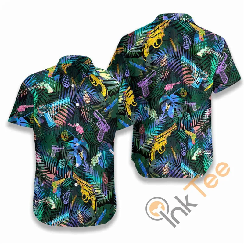 

Hot Sale Quality Harajuku Beach New Arrival Men Short-Sleeve Casual Anime Shirt Blouse Loose Surfing Hawaiian-shirt