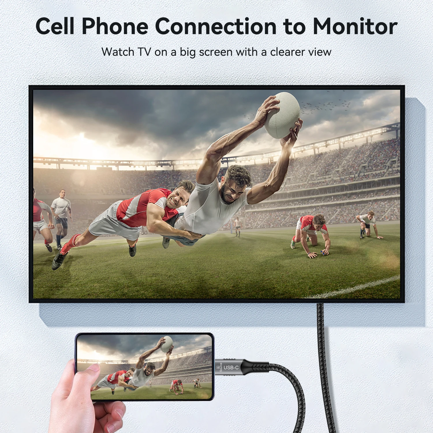 Ultra High-Speed USB-C to HDMI 8K/4K Cable Adapter