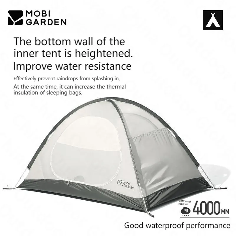 MOBI GARDEN テント キャンプテント 二重層 軽量 撥水加工素材 Amazon.co.jp: MOBI GARDEN テント 3人用 軽量 コンパクト 二