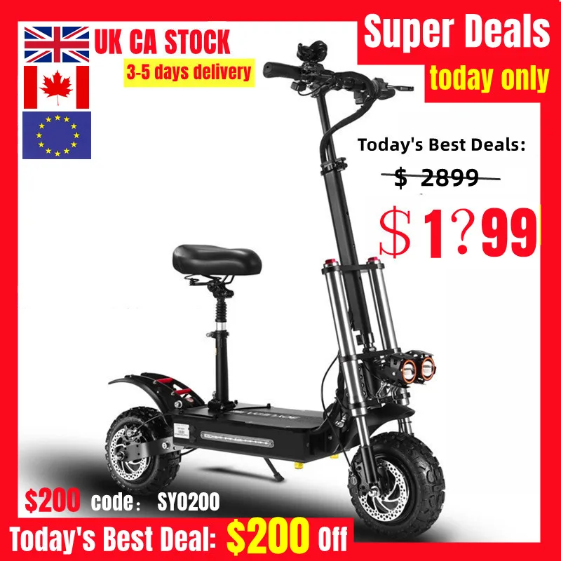 Wholesale Price Boyueda 5600W Electric Scooter, 21700 Lithium