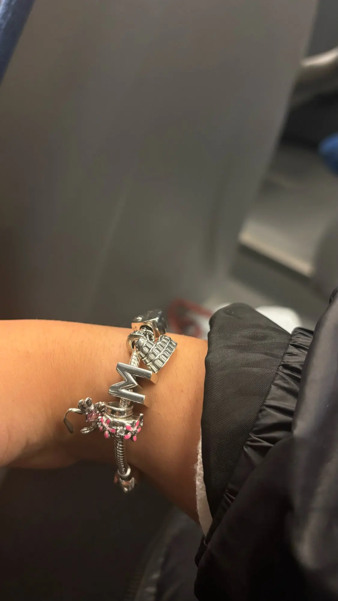 2025 gran oferta dijes cuentas de Plata de Ley 925 mariposa rosa luciérnaga luminosa cuelga brazalete pulsera collar joyería DIY photo review