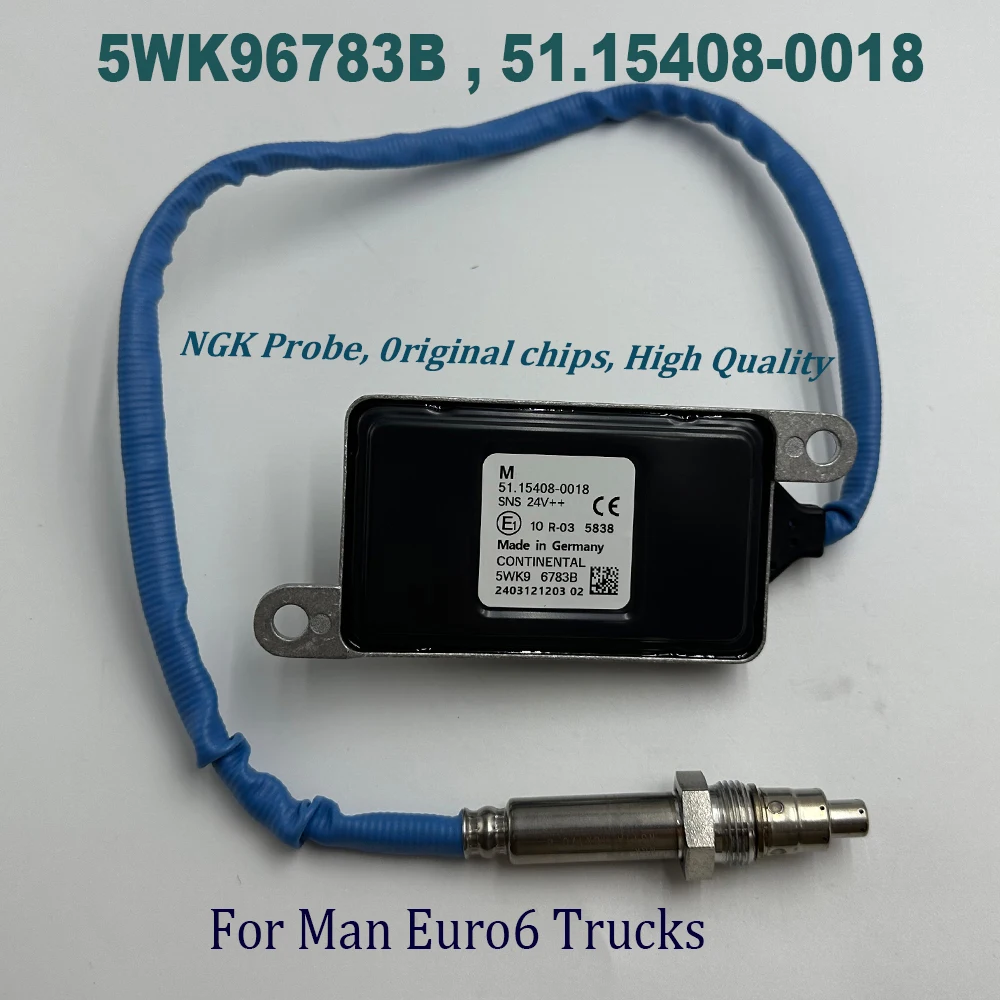 

5WK96783B 51.15408-0018 Car 24V For NGK Probe Nitrogen Nox Oxygen Sensor High Quality Chip For M-an Euro6 Trucks 51154080018