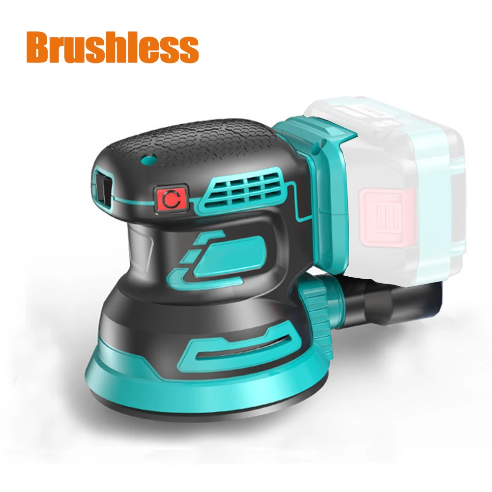 125mmBrushlessRandomOrbitalElectricSanderWoodGrinderPolishing