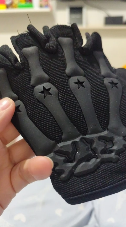 Riding Fingerless Gloves Non-slip Half Finger Gloves for Motorcycle Cycling photo review