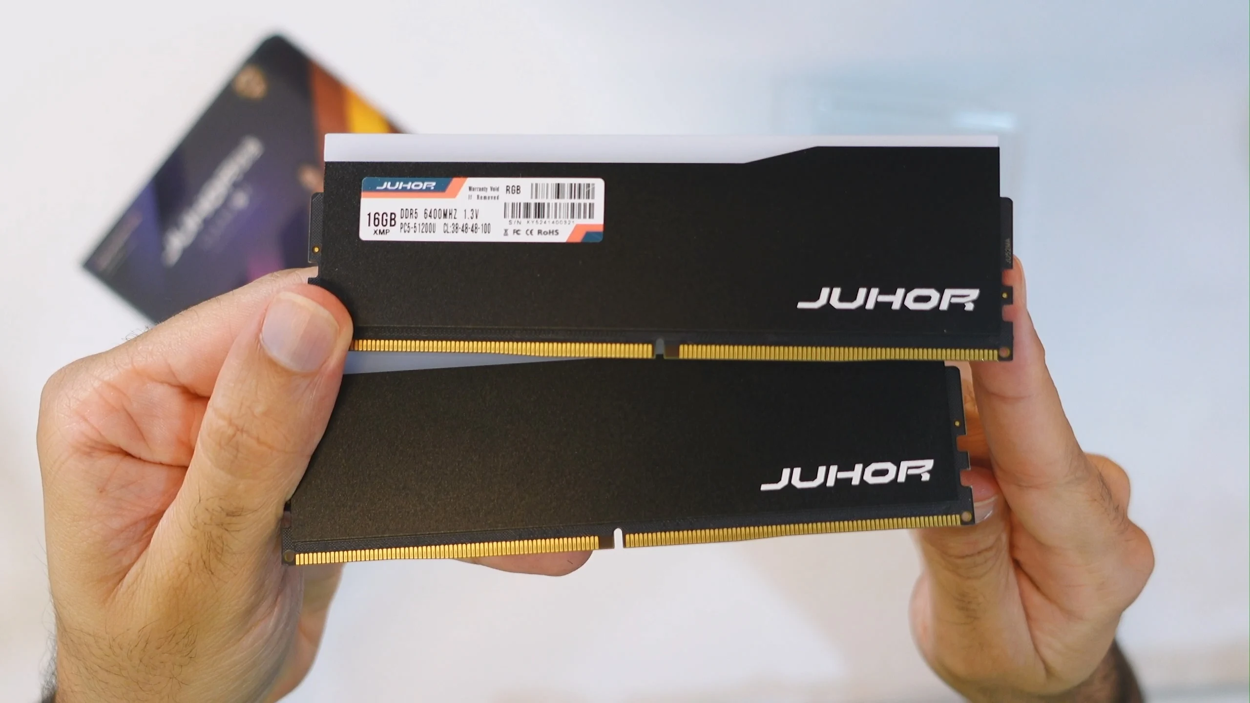 JUHOR 16GBx2 DDR5 5600MHz メモリー JUHOR Desktop Memory RGB DDR5 16GBX2 6000MHz 5600MHz Dimm High