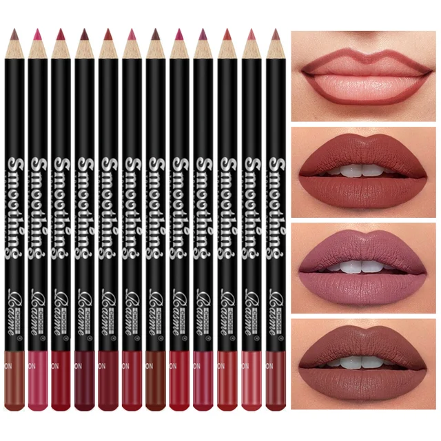 12 pcs Long-Lasting Lipstick Set with Professional Lip Liner Pencil and Matte Lip Gloss for Women Valentine's Day Gifts 2