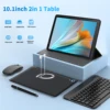 C108 10.1 Inch Tablet Octa-Core Processor 10GB RAM 128GB ROM Android 14 With Case Headphones Wireless Keyboard Mouse Stylus Pen 5