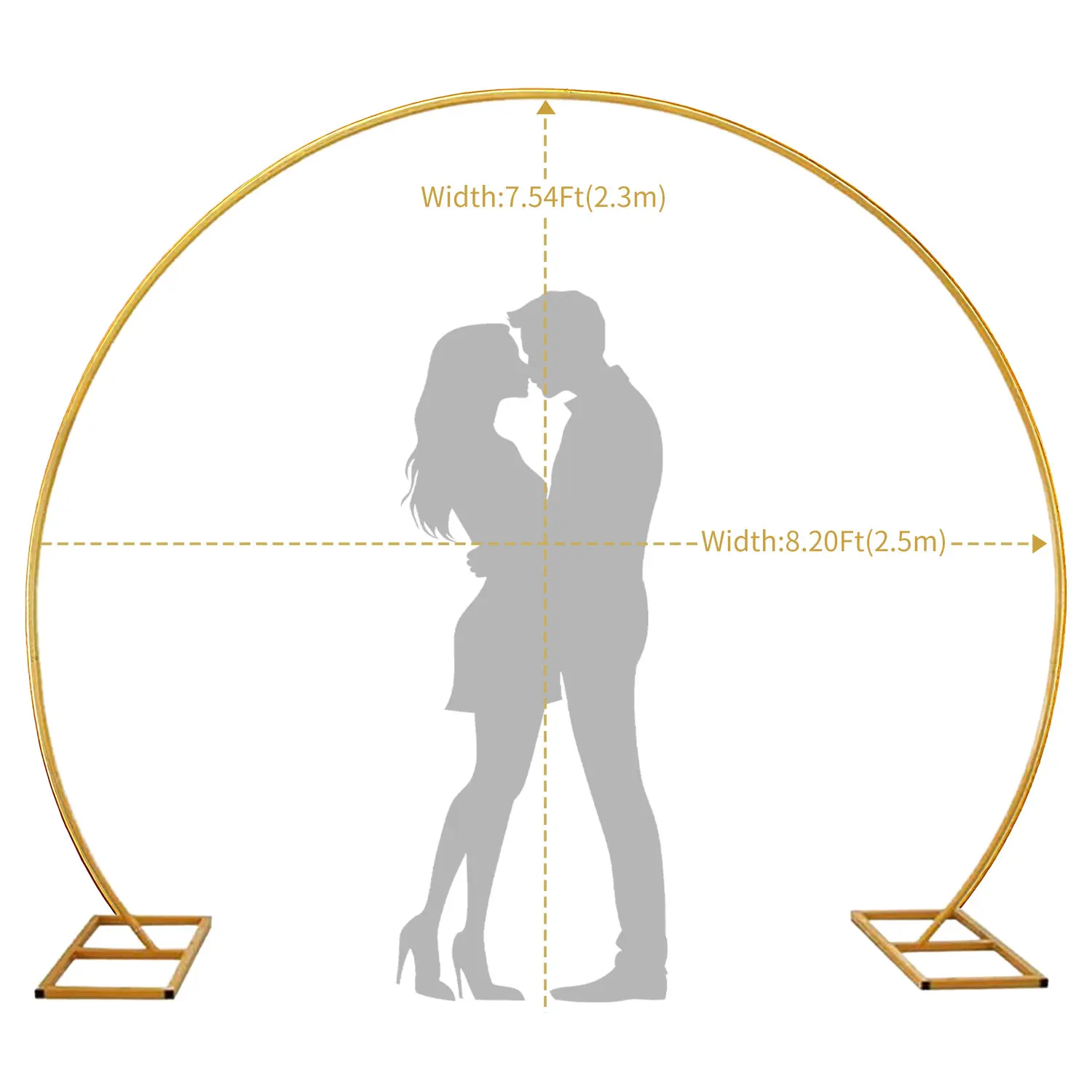 2.5m semicircle(p)