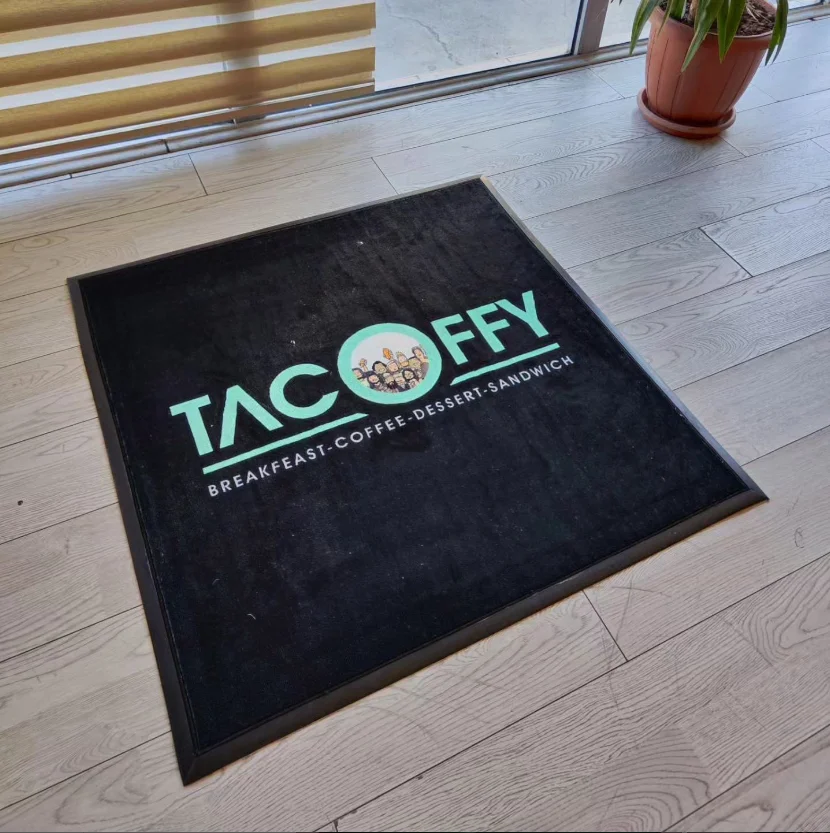 

Digital Printed Personalized Business Logo Mat, Corporate Mat, Custom Mat, Company Mat, Company Rug, Your Logo Here Rug