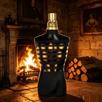 JPG Eau de Parfum 4.2 FL OZ 125ML, Flacon Torse Masculin avec Rayures Militaires Noires et Dorées, Notes de Fond Épicées à la Cardamome, Cadeau de Fêtes Recommandé 6