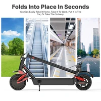 Trottinette électrique HX D06 500W avec batterie 36V 25Ah, pneus de 8,5 pouces, pliable, 32 km/h, double amortisseurs, E-Scooter 1