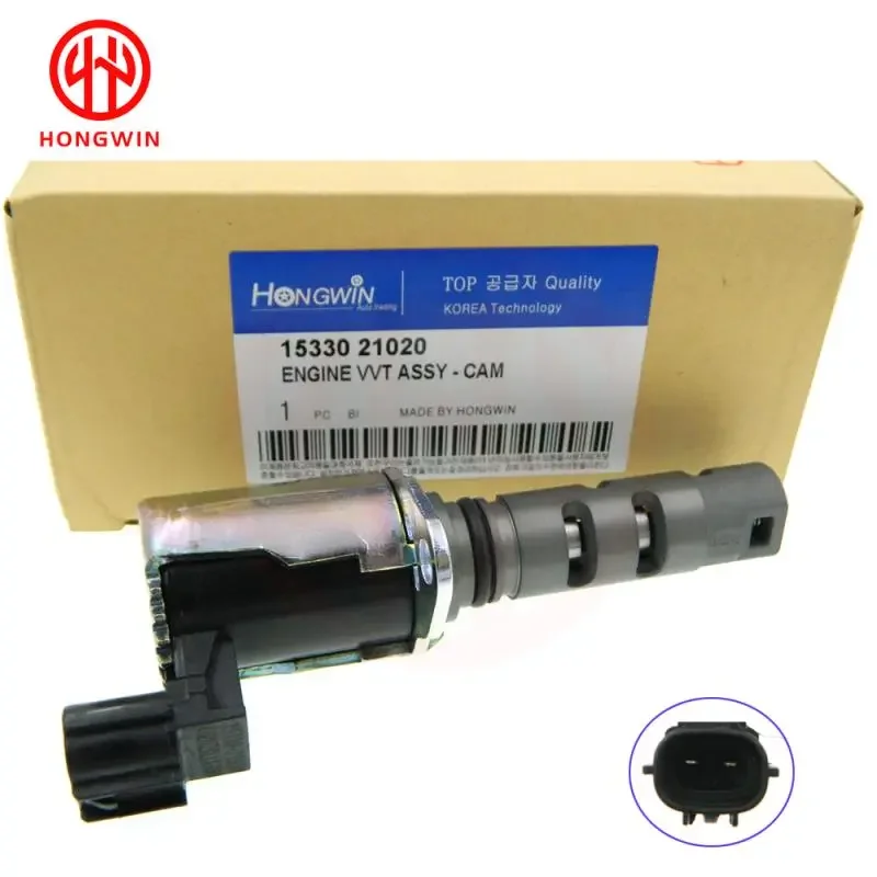 VVT Solenoid Oil Control Valve - Compatible With Toyota Yaris, Prius, Echo, Scion XA XB 1.5L | Replaces 15330-21011 & 15330-21020