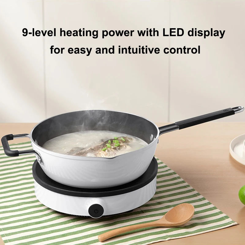 XIAOMI MIJIA Induction Cooker Youth Edition Portable Electromagnetic Oven 220V Electric Induction Cooktop 9 Gear Fire Adjustment induction cooker