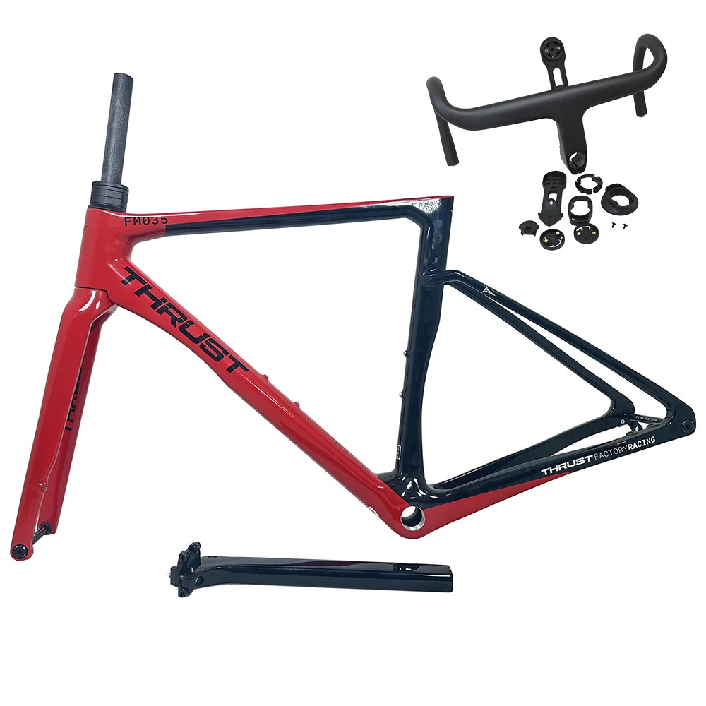 Spinta in carbonio per bici da strada in carbonio Telaio completo