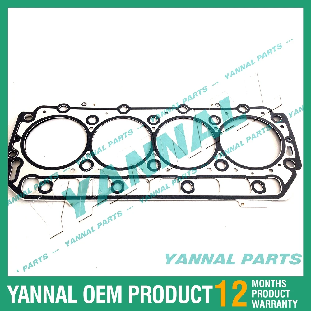 

Для Yanmar 4TNE106T 4TNE106D прокладка головки YM123900-01340 123900-01340