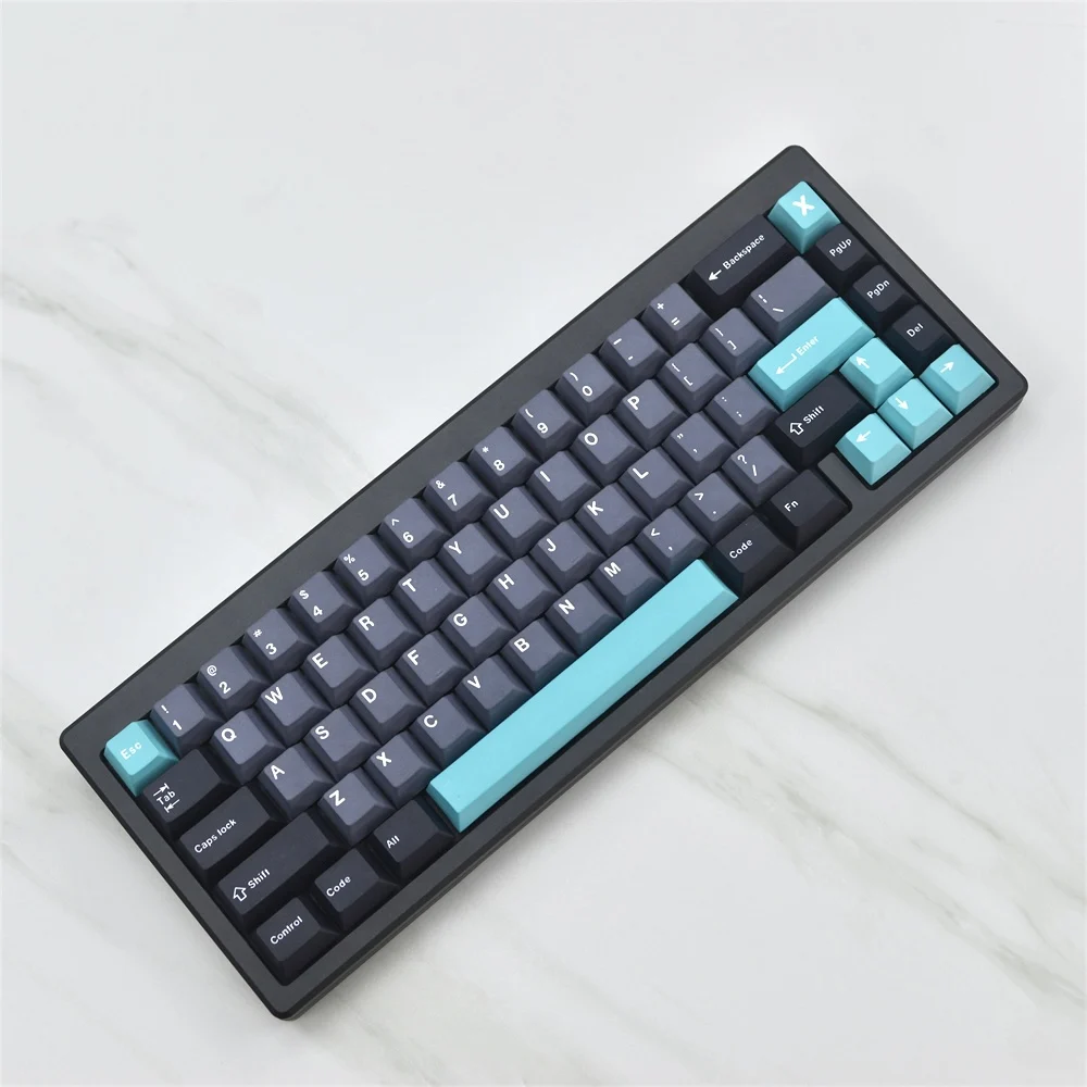 Gmk Pulse Keycaps para Teclado Mecânico Perfil Cereja Pbt Sublimação de Tintura Interruptor mx com 1.75u Shift 2u 129 Teclas - Imagem 4