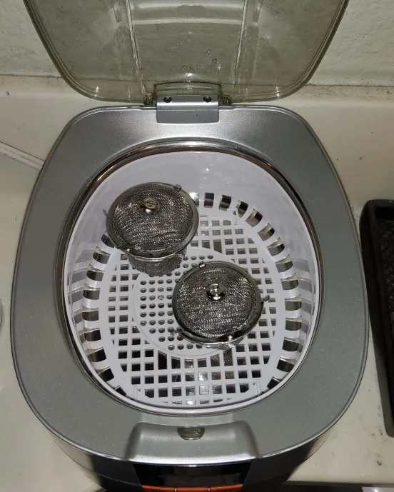 Tea Spice Strainer Seasoning Ball Mesh Herbal Ball Stainless Steel Teakettle Locking photo review