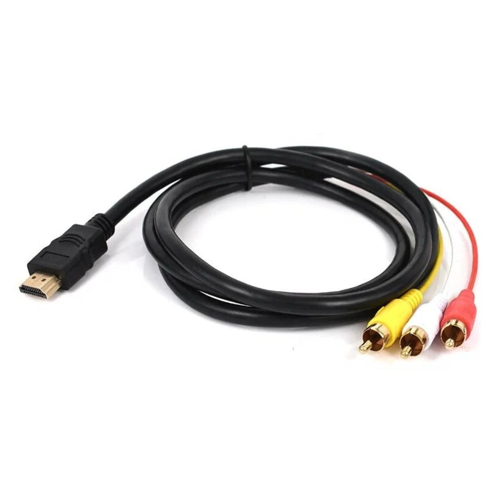 Cabo HDMI para AV Compatível Com Cabo De Adaptador De Conversor De Componente De Áudio De Vídeo ADT-011