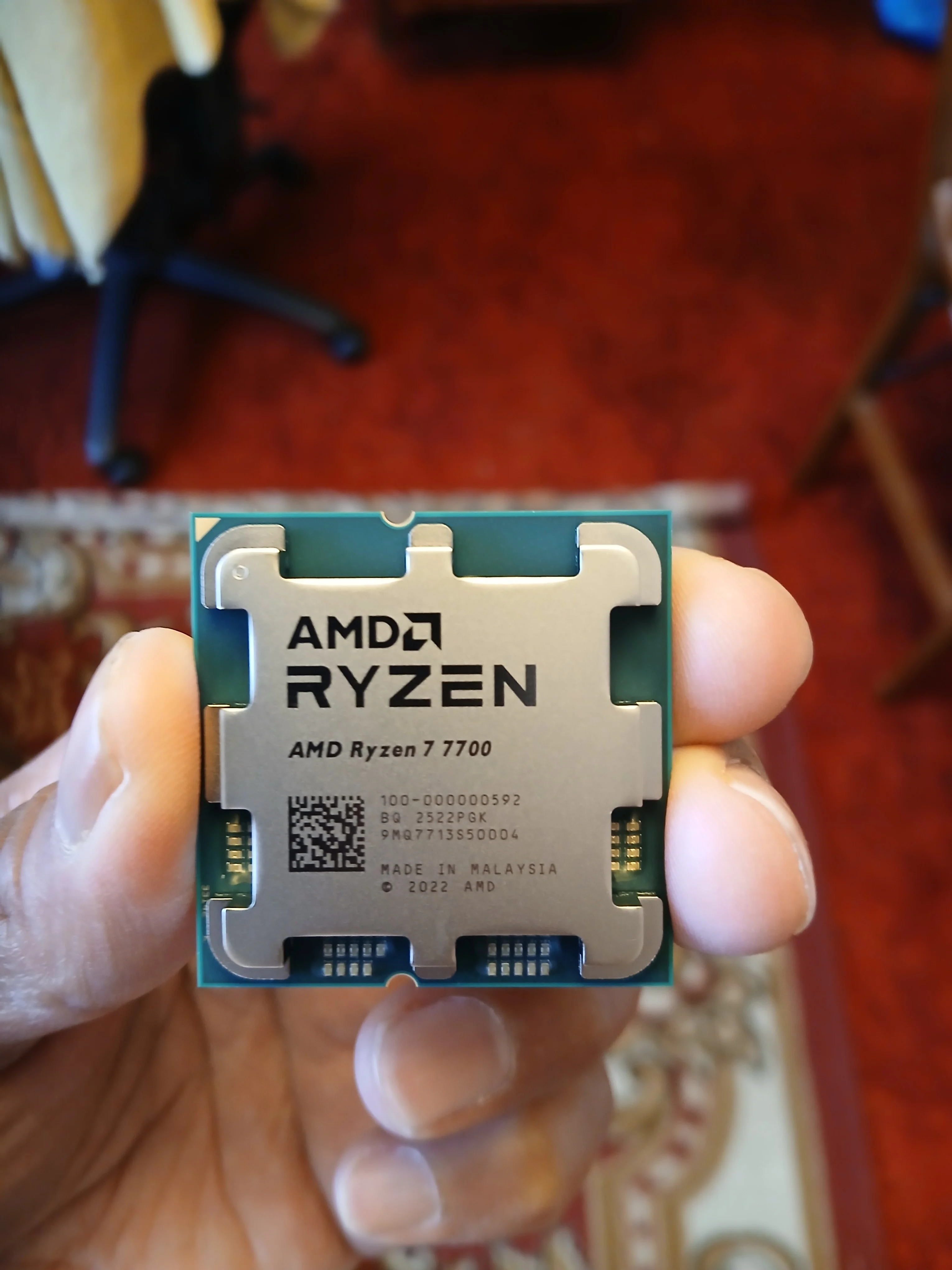AMD Ryzen 7 7700 CPU R7 7700 5.3GHz 8-Core 16-Thread 40MB Game