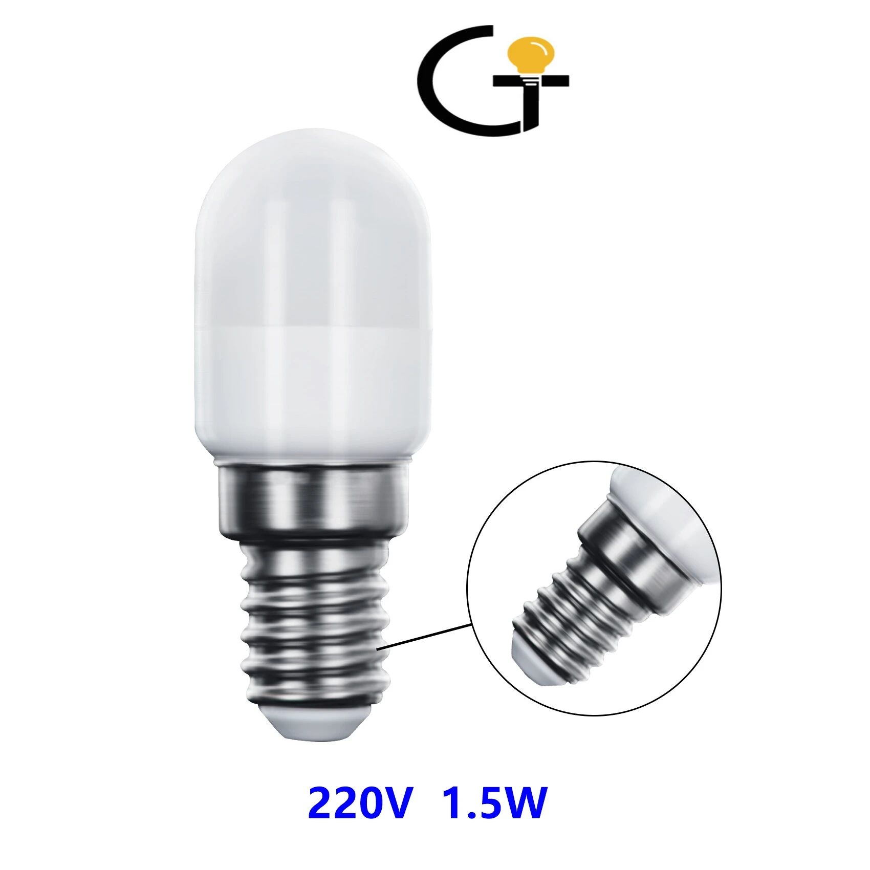 E14 1.5w AC220v Mini Refrigerator Led Lamp Light Smd 2835 3000K-6000K Suitable for  refrigerator, range hood, household machine