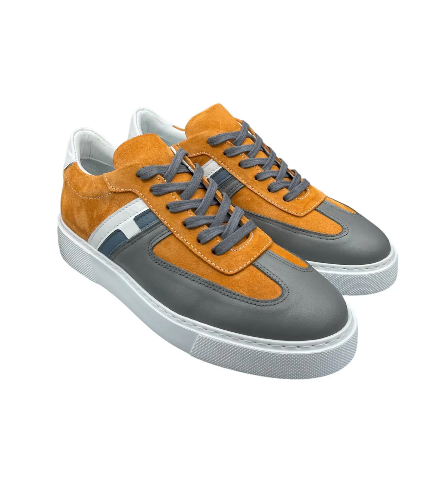 

GRAY ANALINE ORANGE SUADE