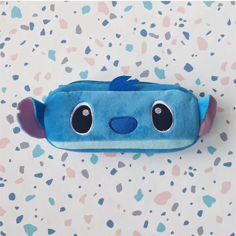 Disney Stitch Pencil Case Cartoon Action Figure Lilo Stitch Pencil