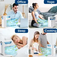 Ventilateur/ventilateur de refroidissement, climatiseur de bureau, ventilateur à réservoir d'eau, petit climatiseur portable avec minuterie, climatiseurs pour petites pièces 3