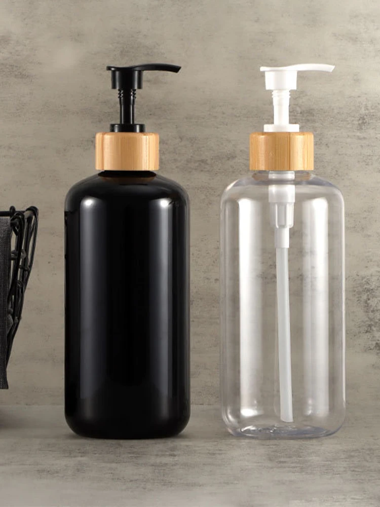 Bathroom Soap Dispensers 500ml Refillable Lotion Shampoo Shower Gel Holder Portable Travel Dispenser Empty Bath Pump Bottle