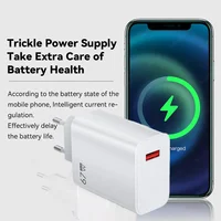 Total 67W GaN Fast Charge Charger USB Phone Charger Adapter For iPhone Samsung Xiaomi Huawei Portable Quick Charger Type C Cable - Image 3