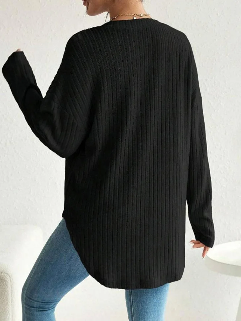Knitted Maternity Clothes Long Sleeve Blouse Shirt Casual Premama Women Nursing Blouse Shirt Lactation Tops Pregnancy Clothing 6