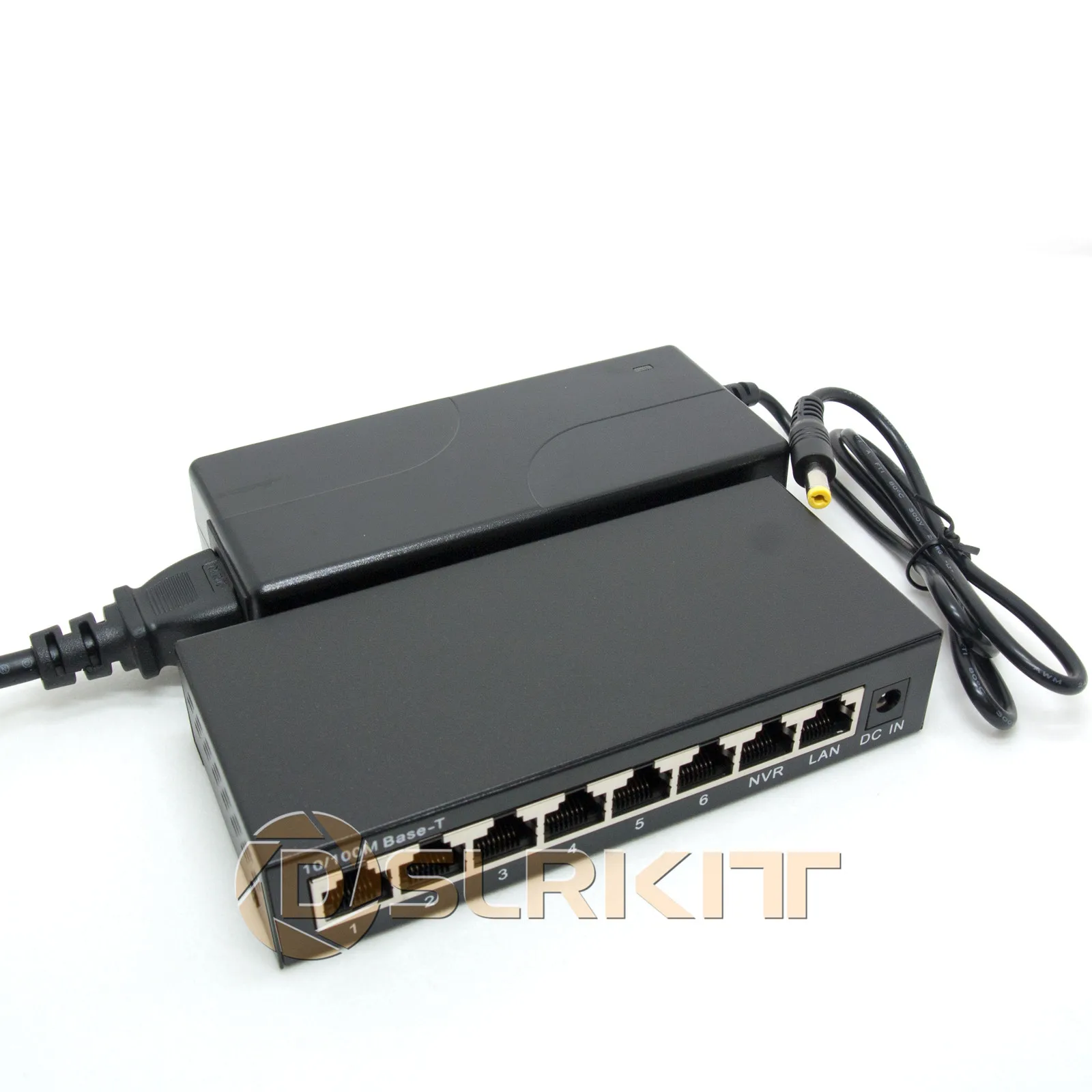 dslrkit-52v-90w-250m-8-ports-6-poe-switch-injector-passive-power-over-ethernet