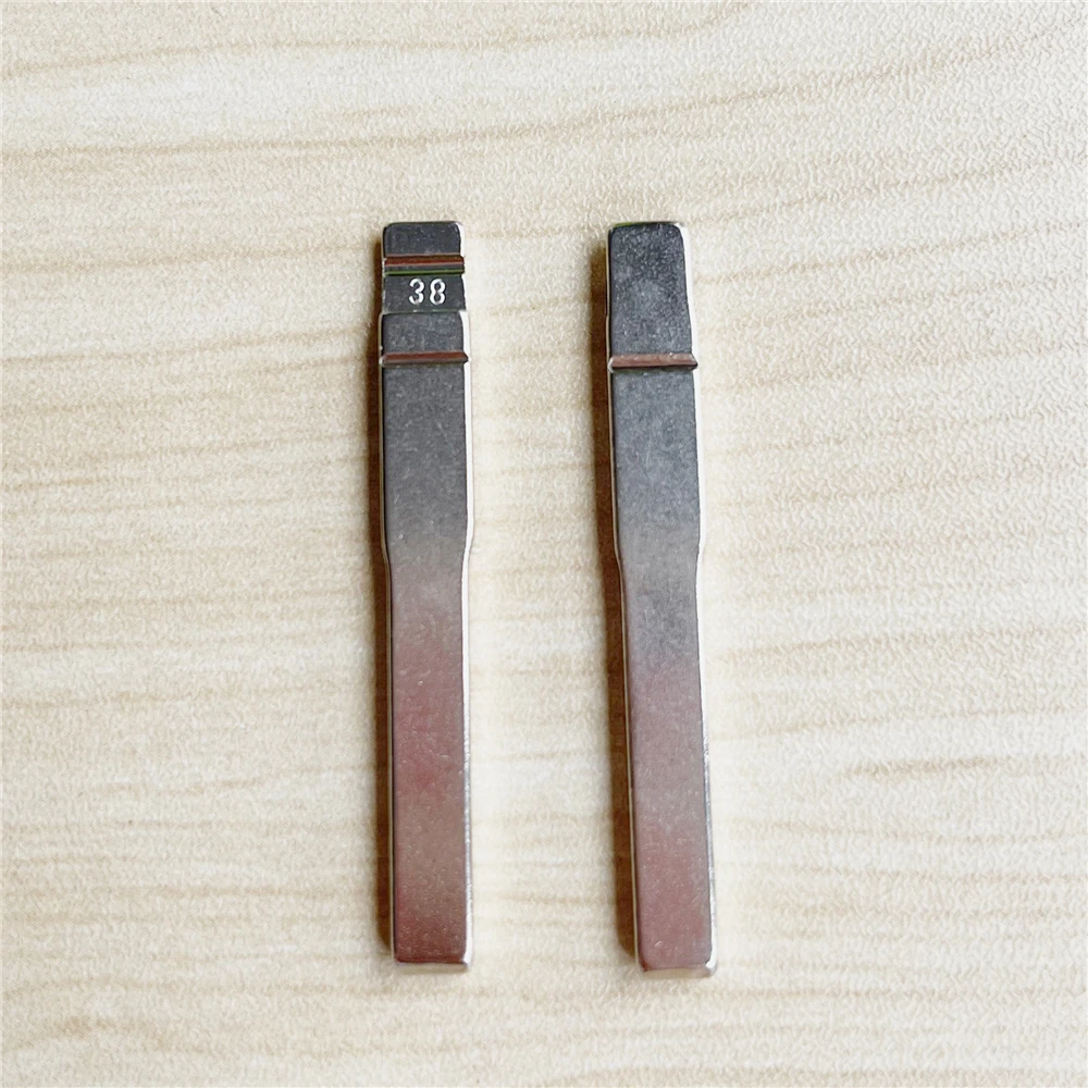 Car Remote Key Car Key 10pcs/lot Metal Uncut Flip Remote Car Key Blade for Ford