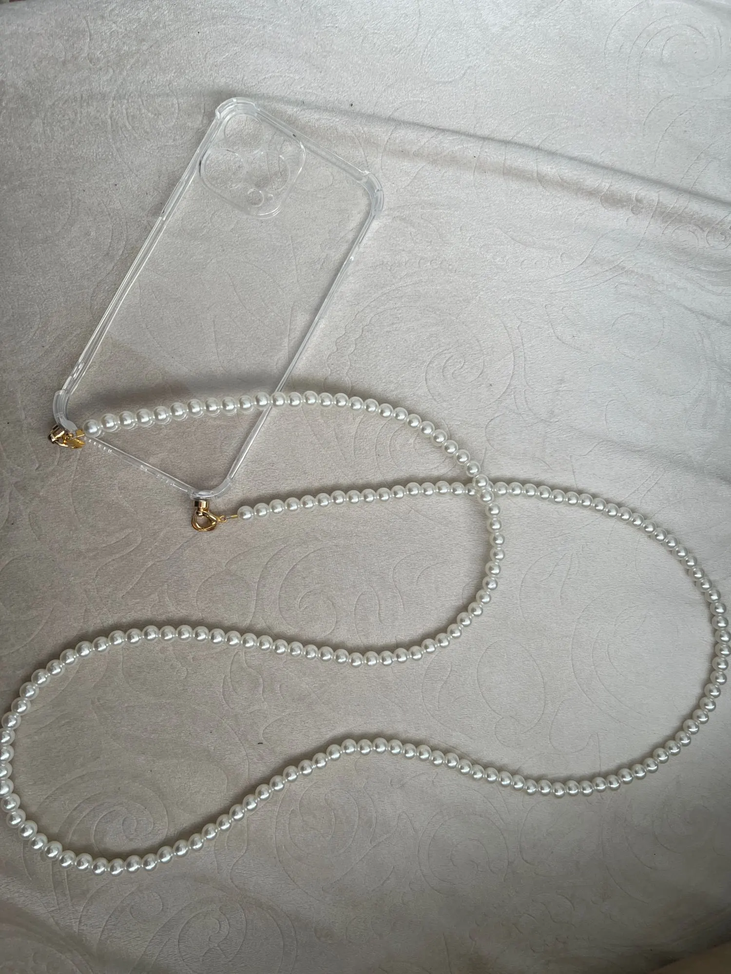 Fashion Pearl Phone Case Necklace photo review