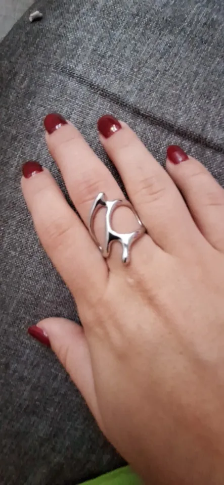 Adjustable Colorful Drip Glaze Ring photo review