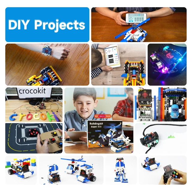BBC Microbit V2 Development Board Programmable Learning Kit For Kids School Education DIY Electronic Projects with RGB LED Light - Image 2