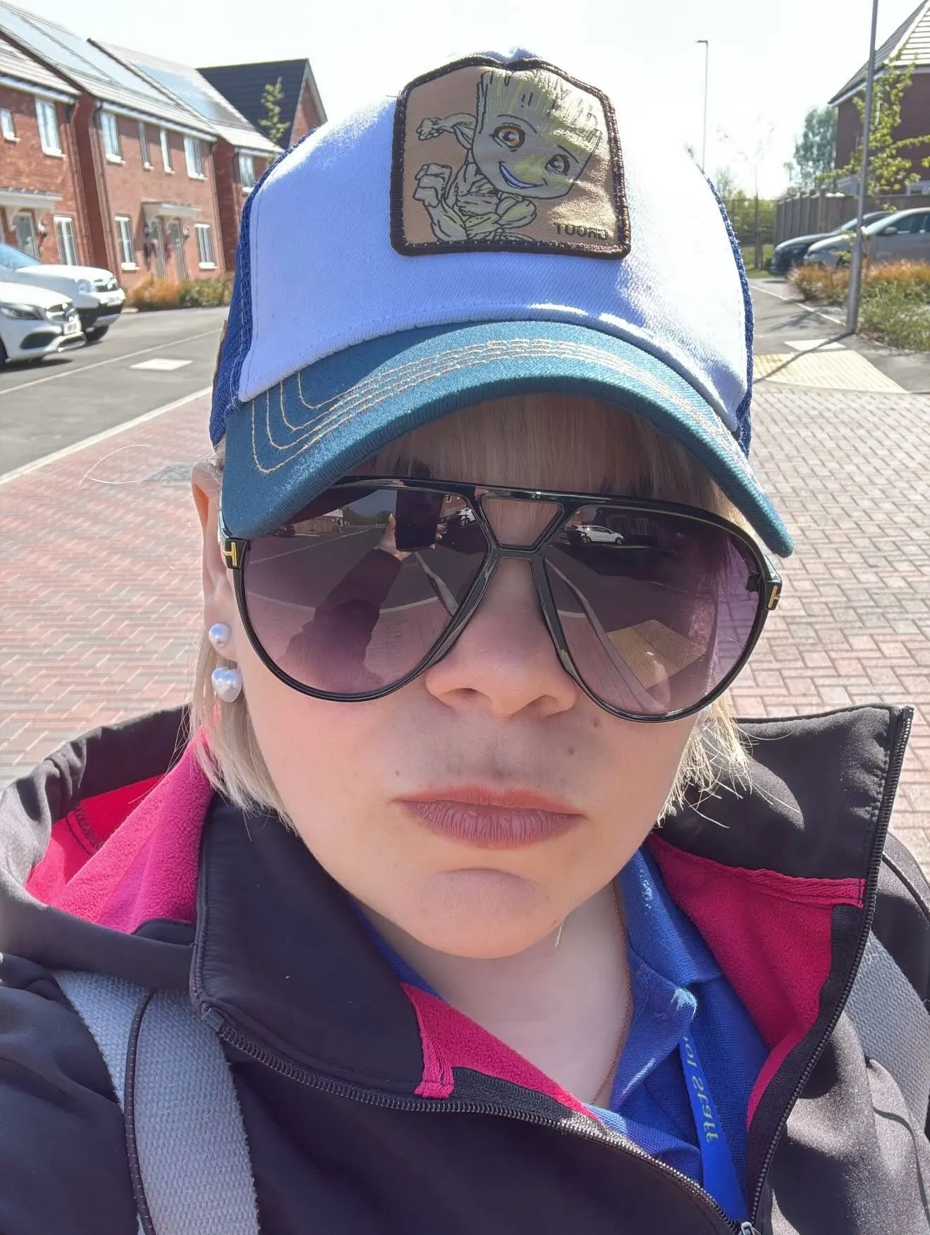 Retro Large Frame Sunglasses - Toad Mirror Fashion Eyewear photo review