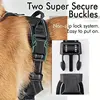 Dog Harness No Pull with 2 Leash Clips, Adjustable Soft Padded, Reflective Oxford No Choke Pet Vest with Easy Control Handle 3