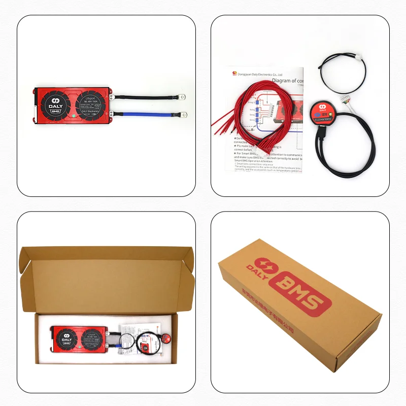 Daly スマート BMS 16S 48v Lifepo4 4S 8S 12v 24V CAN RS485 3S