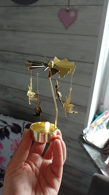 Metal Hot Rotating Candle Holder photo review