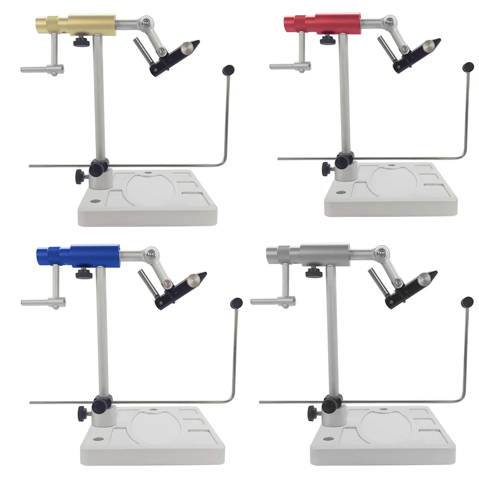 Étau rotatif pour attacher outil de fabrication de mouches