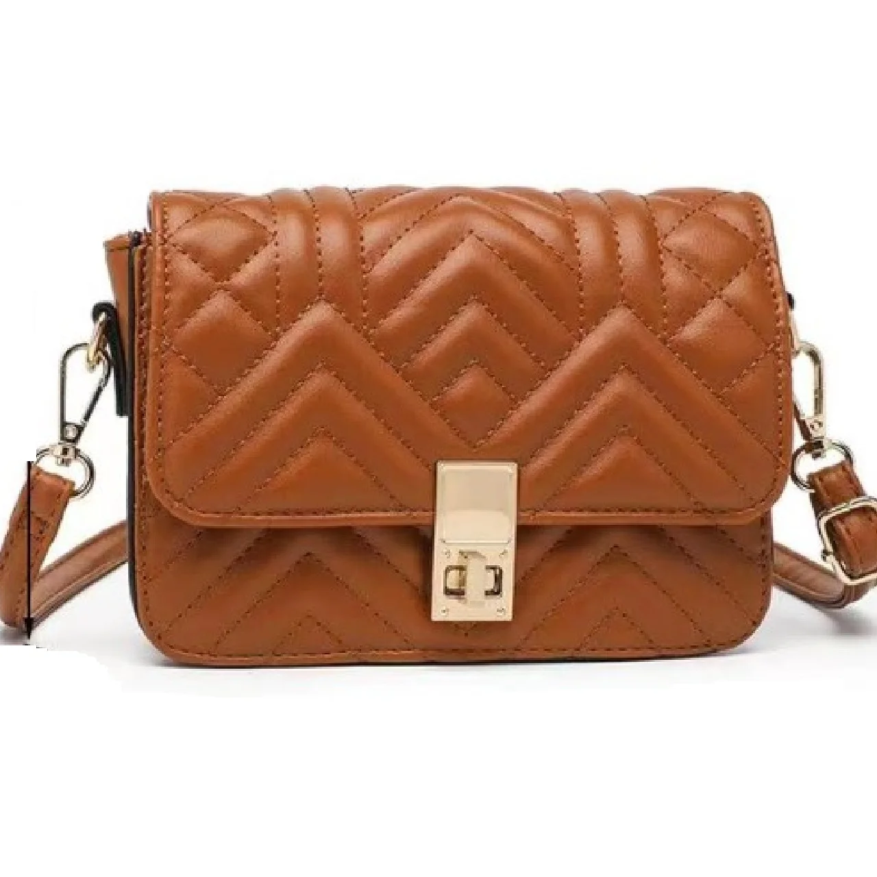 Bolsa Feminina Pequena Transversal Moderna Couro Bolsinha