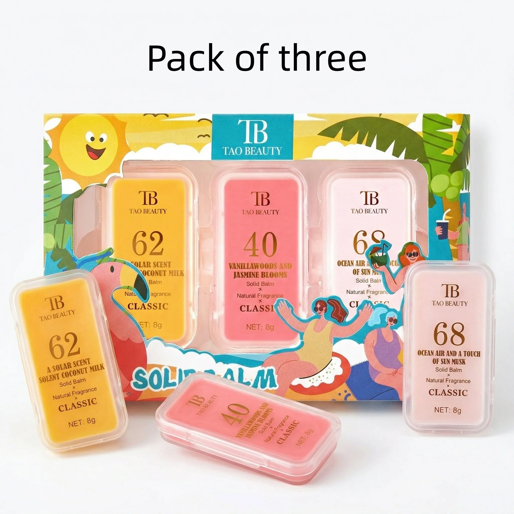 3Pcs Solid Perfume Set Natural Scent Portable Lasting Fragrance Portable Balm Gift For Women Her Daily Use Dating Office Travel_voghion.com