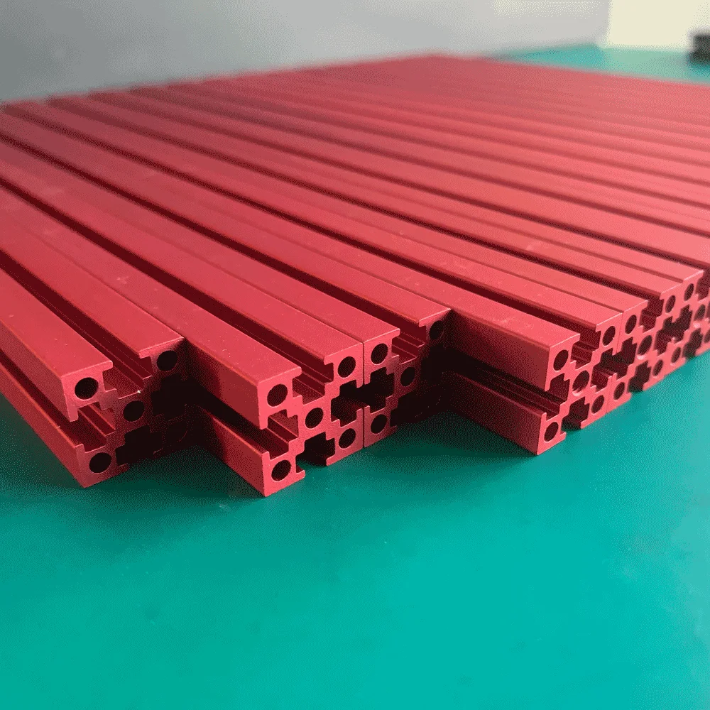 Micron Kit Quadro de Impressora 3d Voron Micron Quadro Preto Rosa Vermelho Branco 1515 Conjunto Extrusão - Imagem 2