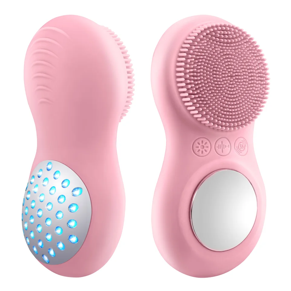 Electric Vibrating Silicone Cleansing Brush Massager