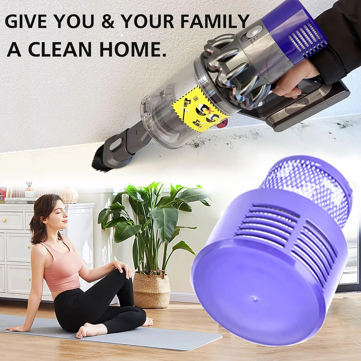 filtro hepa de substituicao para dyson sv12 03